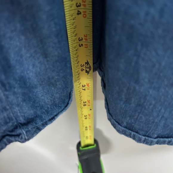 Tommy Hilfiger Womens Blue Denim Tiered Sleeveless Babydoll Dress - Picture 7 of 9